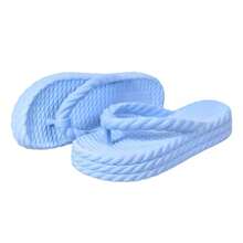 Women's Platform Sandal Fashion Comfortable Lightweight Soft - Blue Bb - View 3