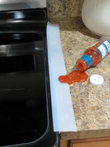 4pcs/2pcs/1pc Durable Silicone Kitchen Gap Seal Strip, High Temperature Resistance, Waterproof And Anti-Fouling, Clean And Debris-Free Countertop Essential Upgraded Silicone Splash Guard, Stove Gap Protective Cover, Kitchen Anti-Oil And Anti-Fouling Seal Strip Protector