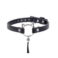 Bondage Collar, Adjustable Tasseled Collar With Bell Couples Intimate Toy Date Night Game