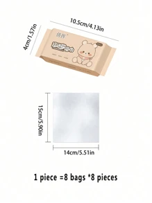 1/2/4/8/48Packs ((1 Pack Of 8 Wet Wipes)) Portable Mini Wet Wipes, Conveniently Carried For Household And Travel Use, Extraction-Type Cleaning Wipes