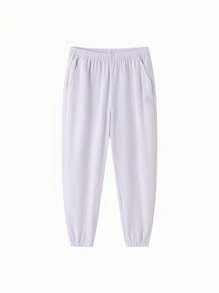 Balabala Tween Girl' Quick-Dry Summer Pants, Breathable & Lightweight - Pink Purple - View 5
