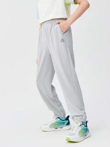 Balabala Kids' Quick-Dry Summer Pants, Breathable & Lightweight - Light Gray - View 2