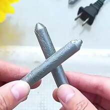 9pcs, Multi-Purpose Lighter Electrode. Multi-Purpose Lighter Welding Rod Of Copper Iron Aluminum Stainless Steel And Plastic Pipe, Bubble Packaging Is Not Easy To Break