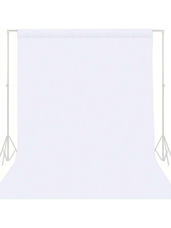 2 pancartas planas en 2D, 1 pieza de tela de fondo blanco, sin costuras, pantalla de fondo fotográfico para bodas, cumpleaños, aniversarios, graduaciones, fiestas, fotografía y estudios de video - sin necesidad de electricidad, sin plumas - cortina versátil para Navidad, Halloween, Pascua, eventos de Acción de Gracias