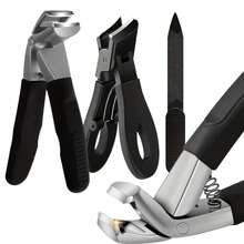 5 Stück professioneller Zehennagel-Kneifer Set für eingewachsene und dicke Zehennägel, Edelstahlklinge mit Hohlschliff, moderner Stil mit Aufbewahrungsbox, unparfümiert, für Männer & Frauen