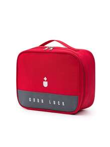 1pc Portable First Aid Kit, Medicine Storage Bag, Medical Supply Organizer Pouch, Personal Emergency Bag, Home Medicine Organizer Bag, Travel Emergency Kit, S/M 2 Sizes, Suitable For Mini Medical Bag, Compact Box, Survival Kit, Family Medicine And Pill, Bandage Storage Bag With Zipper - Multicolor - View 20