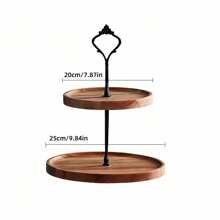 2/3-Tier Cupcake Stand With Serving Tray And Metal Rod,Dessert Cake Stand, Tiered Serving Cake Stand, Wedding Event Party Display Tower Plate ,Cookie Tray Rack ,Candy Buffet Set Up ,Fruit Plate For Tea Party,Suitable For Birthdays, Weddings, Gatherings, And Parties