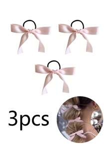 6件套多功能发圈发绳发饰，适用于马尾辫、编发等，简约优雅的韩式发饰，适合女性和女孩，打造公主风，休闲和正式场合皆宜，可作礼物和摄影道具。马尾辫发圈、发绳、发圈、礼物、发绳、发圈、头饰、橡皮筋 - 粉色 - 查看 12