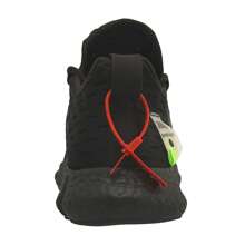 Men's Gym Running Shoes Knit Reflective EVA Sole Comfortable - Black And Silver - View 7