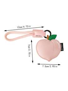New Creative Cherry-Shaped Leather Keychain Accessory Summer Lanyard - Multicolor - View 4