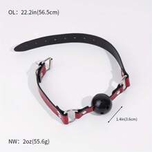 Bondage Gag For Couple Bedroom Games, Mouth Gag Breathable Ball Gag, Open Mouth Erotic Gag Muzzles