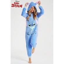 Disney Onesie Fluffy Stitch Pyjama Gift - Multicolor - View 4