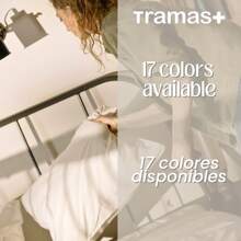 Vỏ gối TRAMAS+, 125x45cm, 100% Cotton, Siêu mềm và thoáng khí, Khóa kéo dạng phong bì, Oeko-Tex - ✅ Giao hàng 24/72h đến Tây Ban Nha (bán đảo) - CÀ TÍM - Xem 8