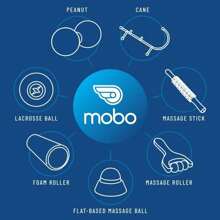 MOBO | 7-In-1 Myofascial Release Tool & Trigger Point Massager Tool | Massage Stick, Muscle Roller Stick & Foam Rollers Alternative | For Deep Tissue Pain Relief & Improved Mobility