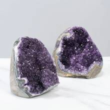 1PC Natural Uruguay Amethyst Cluster Crystal Crafts Raw Amethyst Geode For Home Decoration Gifts