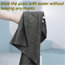 3PCS-Magic Cleaning Rag Rag Wipe Glass Cloth Without Leaving Marks Special No Watermark Wipe Mirror Magical Rag Household Cleaning Scouring Cloth - Multicolor - View 2
