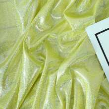 1pc Holographic Iridescent Knitted Fabric With Glitter All-Over Fingerprint Pattern, Suitable For Stage Performance Costumes, Photography Backdrops - Multicolor - View 31