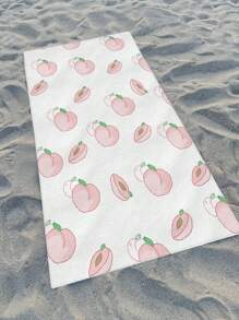 1pc Colorful Sausage Dog Printed Beach Towel, Suitable For Summer Beach, Swimming Pool, Swimming, Relaxation, Party, Holiday Accessories For Men And Women, Travel Essential, Beach Must-Have Beach Essentials