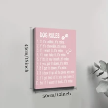 1pc Framed Canvas Poster, List Wall Art Canvas Paintings, Ideal Gift For Bedroom Living Room Corridor Wall Art Room Decoration - Multicolor - View 8