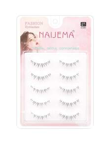 5 Pairs Bottom Eyelashes Lower False Lashes Transparent Stem Natural Look Manga Eyelashes Japanese Makeup Anime False Eyelashes Makeup Tool