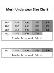 WINGSLOVE Sheer Unlined Lightweight Breathable Mesh Bra - Maroon - View 8