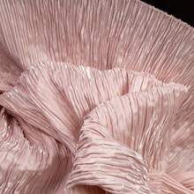 Bright Luster Water- Forged Pleated Fabric For Stage Dress Performance Clothing Decorative DIY Style Fashion Design Fabric - Multicolor - View 15