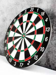 1pc Casual Sports Double-Sided Dartboard Set (Including 4 Darts) - Multicolor - View 2