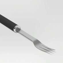 3pc Stainless Steel Grill Tool Set With Handles Light Silver - Room Essentials ™ : BBQ Accessories, Polypropylene Grip, No Assembly Required - 1 - View 4