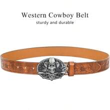1pc Western Style Vintage Business Casual leren riem
