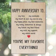 1 pièce Cartes d'anniversaire de mariage heureuses pour maris et épouses, cartes d'anniversaire de mariage douces pour couples, cartes d'anniversaire romantiques pour petits amis et petites amies, cartes de 4,72 po * 6,69 po