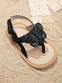 Girls Cute Infant Summer Breathable Sandals, Soft Sole Anti-Slip Durable - Black - View 6