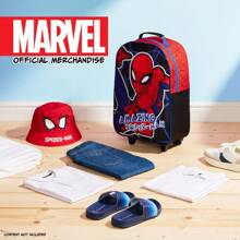 Marvel Suitcase Foldable Trolley Bag 47 X 30cm 2 Wheels Extendable Handle Gift - Multicolor - View 2