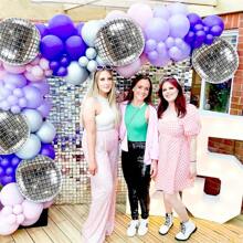 10 bolas de discoteca prateadas de 22/18/10 polegadas, bolas de discoteca 4D para decoração de festa discoteca na década de 1970