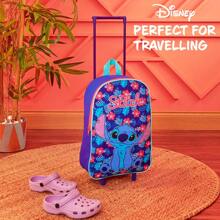 Disney Stitch Suitcase Foldable Trolley Bag 39 X 27cm 10.5 Litres 2 Wheels Extendable Handle Wheeled - Multicolor - View 2