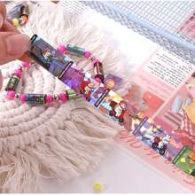 Tragbare und teilbare Sticker-Armbänder, beinhaltet 80/160 Mini-Sticker, Mystery Reveal Sticker Rollen, über 1000 Designs zum Entdecken und Sammeln, perfekt als Partyfavors und Geburtstagsgeschenke