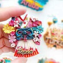 1pc Resin Souvenir Artistic Fridge Magnet Home Decor, Representing Japanese Culture Landmarks Like Tokyo Tower, Mt. , Sakura, Torii Gate, Shrine, Osaka Castle, Carp Flag, Hokkaido, Honshu, Shikoku, Nagoya, Fukuoka, History, Creativity, Cartoon, Kitchen, Office, Shop Decoration - Multicolor - View 18