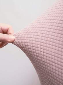 Funda de silla de oficina con reposabrazos altos de color rosa piel, impermeable e integrada, con forma elástica. Funda universal todo incluido para silla de computadora, silla de comedor de hotel, silla de maquillaje. - cuero rosa - Ver 8