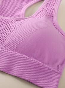 [Shockproof Sports Bras] 4-Pack Wire-Free High-Intensity Women's Shockproof Push-Up Sports Bras Breathable And Comfortable Racerback Tank Tops And Quick-Drying Fitness Tank Tops