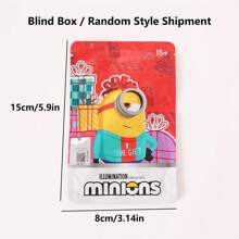 Holiday Edition Minions Stackable Figures Cartoon Puzzle Blind Box Toy Mini Bean Blind Bag Desktop Ornament Birthday Gift (Random Delivery, 1pc) - Multicolor - View 11