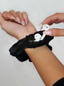 2/1 件弹性波西米亚风发圈，带隐藏式收纳层 - 弹性硬币和钥匙扣发带，舒适贴合，适合健身房、旅行、通勤、瑜伽、露营、学校 - 可调节发饰，适合女性、青少年和成人