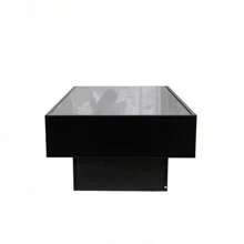 Coffee Table With Sliding Tabletop/ Coffee Table With Hidden Storage Compartment/Extendable Table For Living Room /Top Extends To 57.09 Inches/Suitable For Living Room, Office - 黑色 - 查看 8