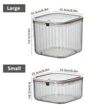 Clear Pop-Up Lid Laundry Detergent Organizer – Waterproof Storage Box For Pods, Beads & Stain Removers | Mini Desktop Container For Bathroom, Kitchen & Dorm (Multi-Purpose, Space-Saving)