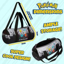 pokemon Gym Bag Pikachu Duffle Large Holdall - Multicolor - View 7