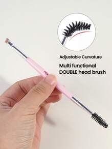 MAANGE 11pcs Professional Facial Makeup Brush Set With Paper Box ,2pcs Eyebrow Brush,2pcs Eyeliner Brush,Foundation Brush,Contour Brush,Blush Brush,Eyeshadow Brush,Nose Contour Brush ,Concealer Brush Makeup Brush With Soft Fiber For Powder,Liquid,Cream For Easy Carrying,Brush For Travel - 淺粉色 - 查看 7