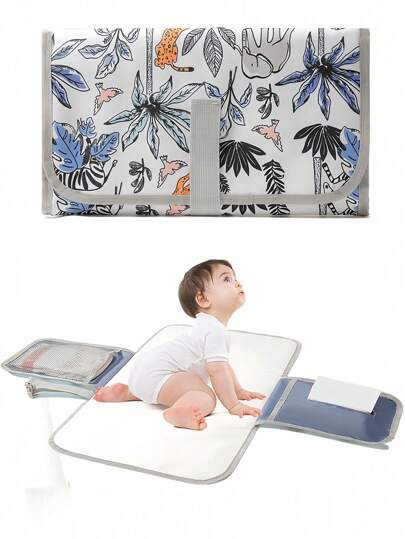 Portable Diaper Changing Pad,Foldable Waterproof Baby Change Pad For Newborn Girl & Boy,Newborn Shower Gifts,Lightweight & Foldable Changing Station,Infant Travel Station Kit