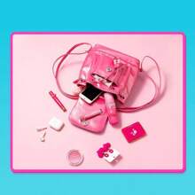 Miniso Sunshine Shine Series Backpack (Pink), 6.89*6.89inch, Campus Leisure Backpack, Convenient For Travel (1 PC) Back To School - Pink - View 3