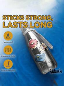 [Custom] 30-1000pcs 3cm/4cm/5cm/6cm/7cm/8cm Customized Unique Colorful Stickers, Vinyl Stickers, Transparent Logo Stickers, Retro Kraft Paper Labels, Colorful Laser Design Stickers, Waterproof Decals, Ideal For Gifts, Name Labels, Reusable Laptop Logos, Wedding Stickers, School Supplies - Round - View 4