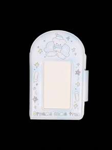 1Pc New Portable 32 Slots Cartoon Mini Photo Album Collection Book Photocard Holder Star Chasing Storage Album With Buckle Photo Card Supplies, Idol Postcard Card Storage Photo Card Packaging Supplies Collectible Card Photocards Holder Lomo Card Album Photo Card Book, 3-Inch Plastic Rectangle Photocard Holder, Korean Kpop Idol Picture Organizer, Perfect Gift For Collectors & Fans - Multicolor - View 15