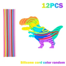 1pc Children's Sensory Activity Board, Silicone Fidget Toy, Reversible Design Sensory Busy Board, Stress Relief Toy, Enhances Sensory Experience, Battery-Free, Suitable For Children, Teens, Travel, ADHD, Classroom, Stress & Anxiety Relief Toy (1 Sensory Board + 11 Silicone Strings, Silicone String Colors Random)