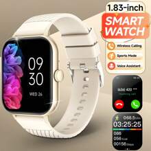 SIMSONLAB New 1.83" Full Touch Screen Smart Watch, Unisex Sports Smart Watch With Wireless Dialing, Call Answering, Pedometer, Calorie Consumption, Distance Tracking, Multiple Sports Modes, Music Control, Remote Camera, Alarm, Call & Message Notification - Multicolor - View 14